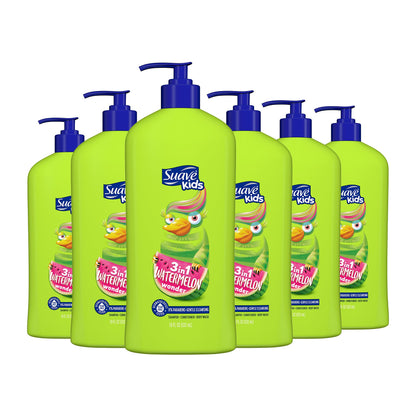 Suave Kids 3-in-1 Body Wash & Shampoo Pack