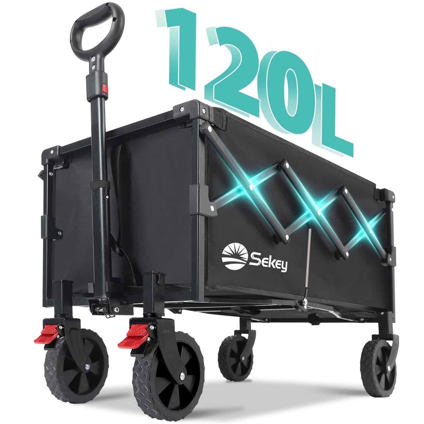 Sekey Collapsible Wagon Cart for Easy Transport