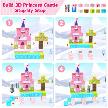 64 Pcs Magnetic Building Blocks Set for Kids