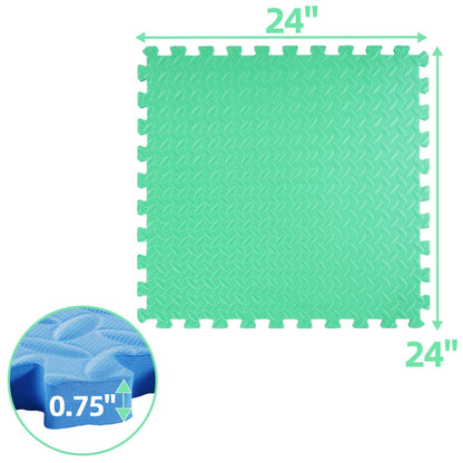 Puzzle Exercise Mat by BalanceFrom - 24 Sq Ft