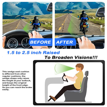 Memory Foam Car Seat Cushion for Pain Relief