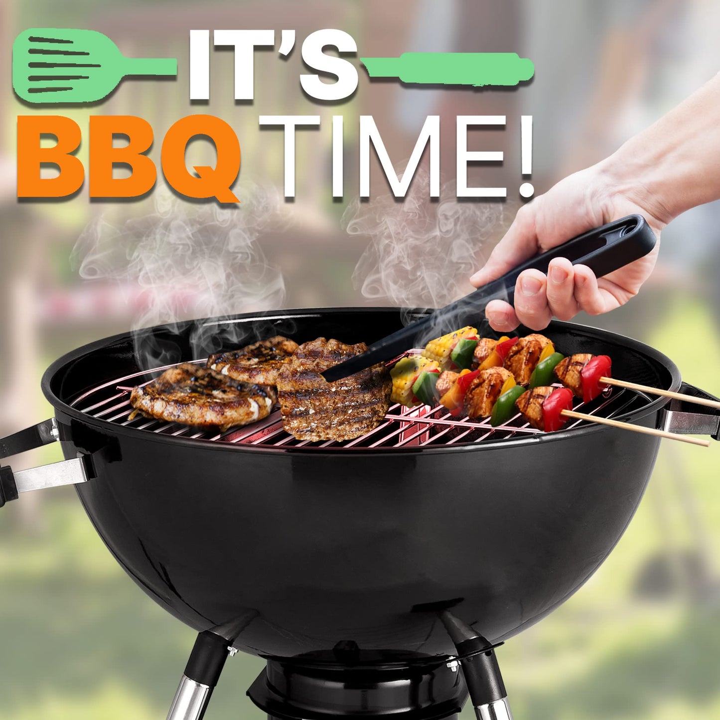 NutriChef Portable BBQ Grill for Outdoor Fun