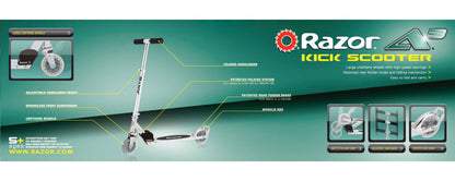 Razor A3 Kick Scooter for Kids with Suspension