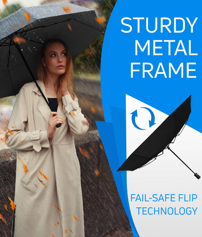 Rain-Mate Compact Windproof Travel Umbrella