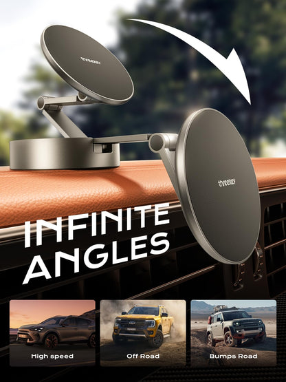 MagSafe Car Phone Mount with 360° Rotation