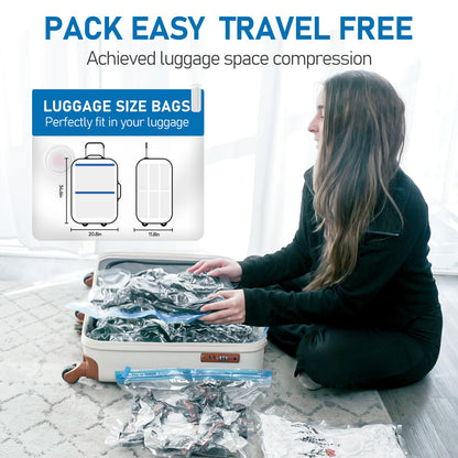 12 Pack VMstr Storage Bags with Hand Pump