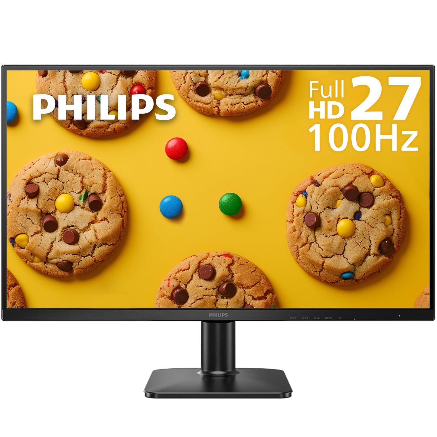 Philips 27E2N1100 New 24 inch IPS Full HD (1920 x 1080) 100Hz Monitor, VESA, HDMI x1, VGA Port x1, Eye Care, 4 Year Advance Replacement Warranty