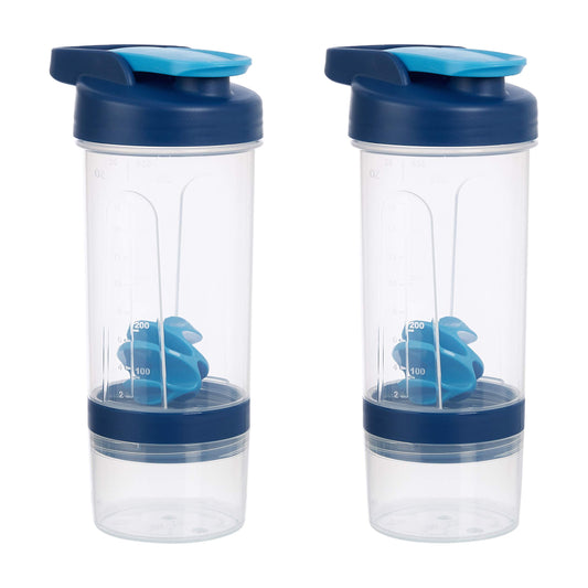 Amazon Basics Protein Shaker Bottle 2-Pack