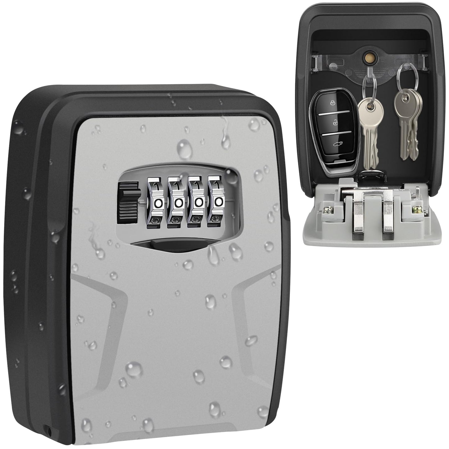 Large Key Lock Box with 4-Digit Code