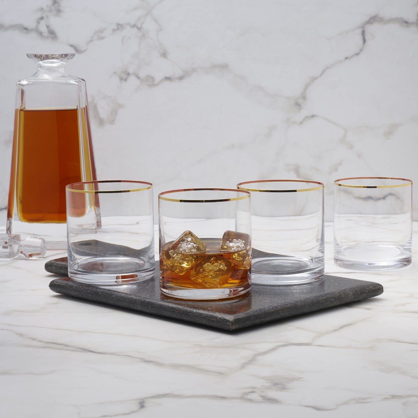 Mikasa 15-Ounce Double Old Fashioned Glass Set