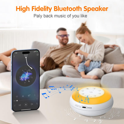 XYNGU White Noise Sound Machine with Night Light