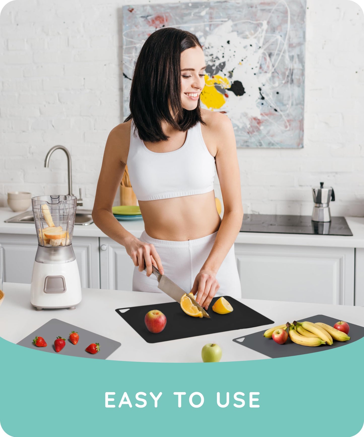 Flexible Non-Slip Cutting Boards Set of 3