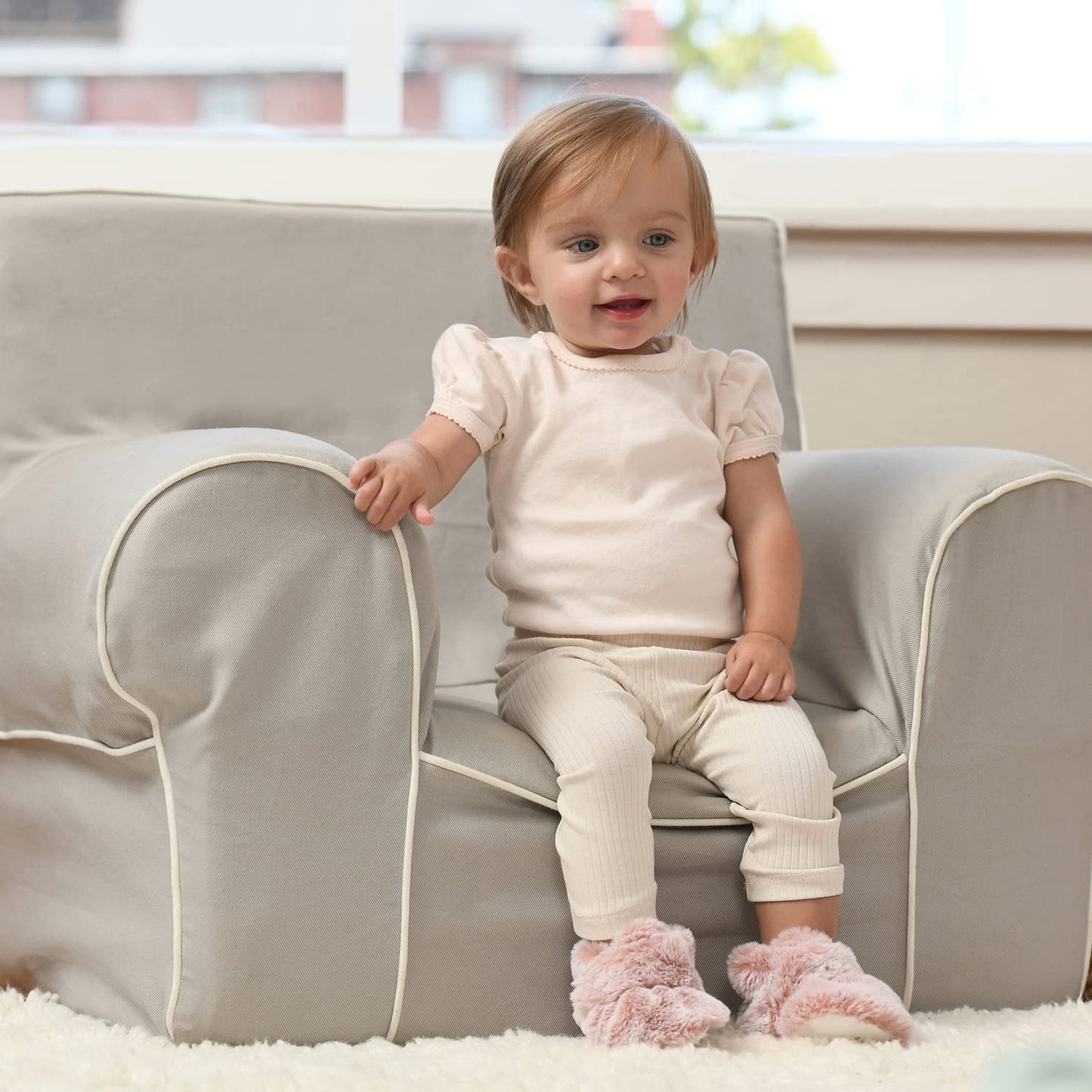 Fruit of the Loom Cozy Thermal Booties - Pink