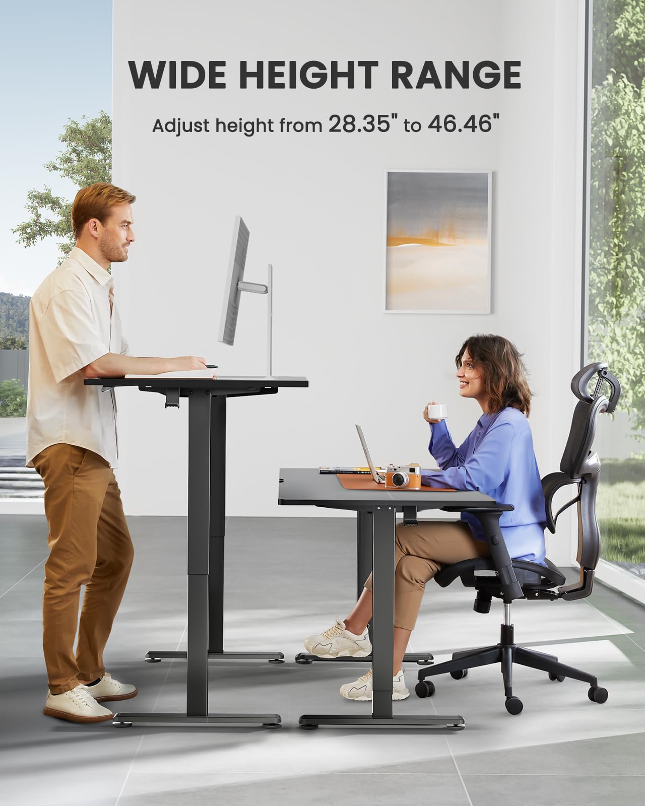 ErGear Adjustable Electric Standing Desk 48x24