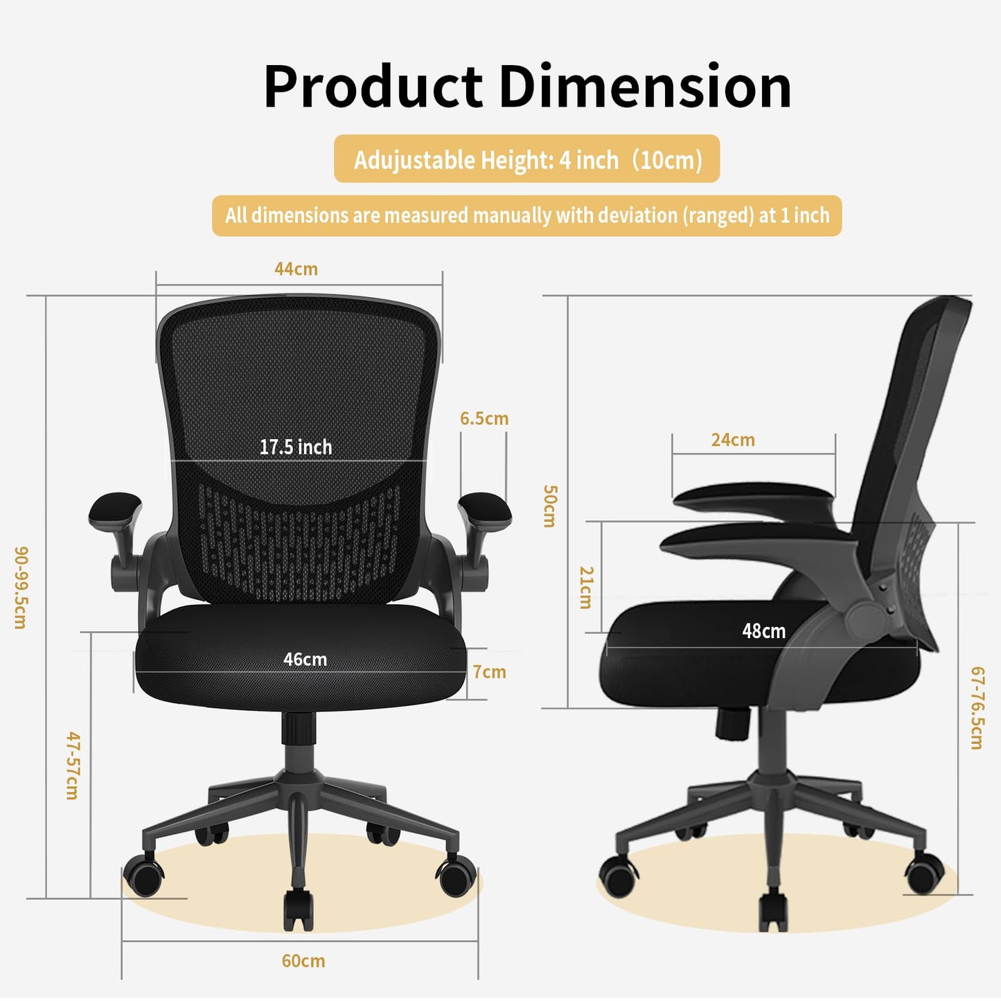 Ergonomic Mesh Office Chair with Lumbar Support