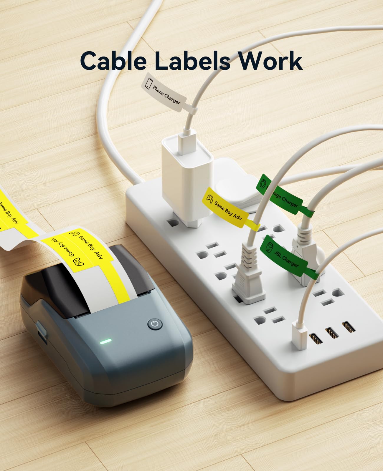 NIIMBOT Thermal Label Maker with 230 Labels
