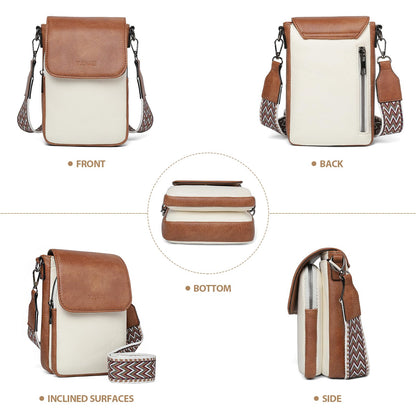 YUERMEI Mini Crossbody Phone Bag with Pockets