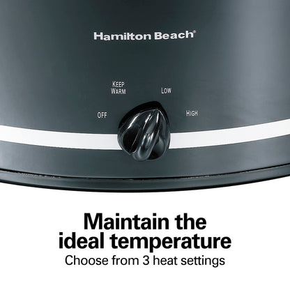 Hamilton Beach Slow Cooker with 3 Cooking Settings
