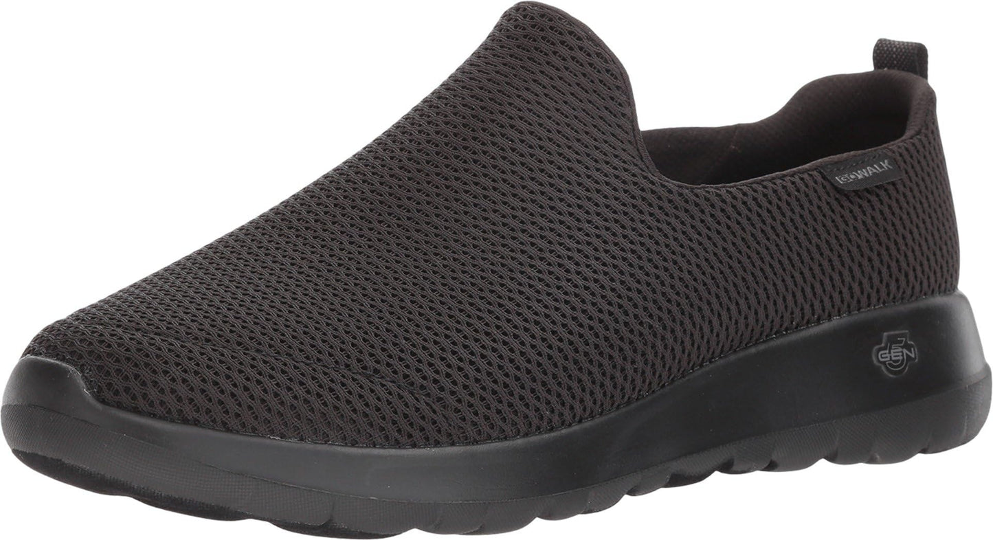 Skechers Air Mesh Slip-On Walking Shoes, Black