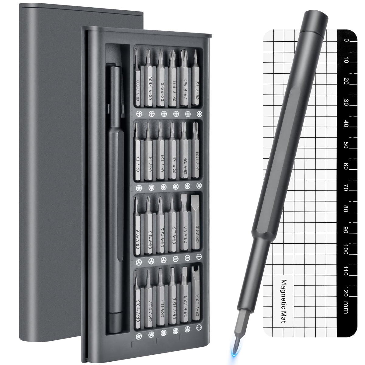 25-in-1 Magnetic Precision Mini Screwdriver Set