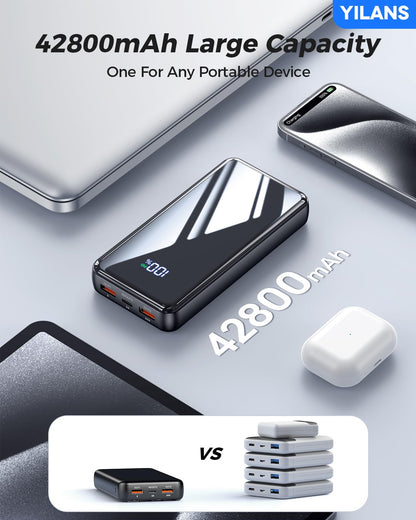 Portable 42800mAh Fast Charging Power Bank