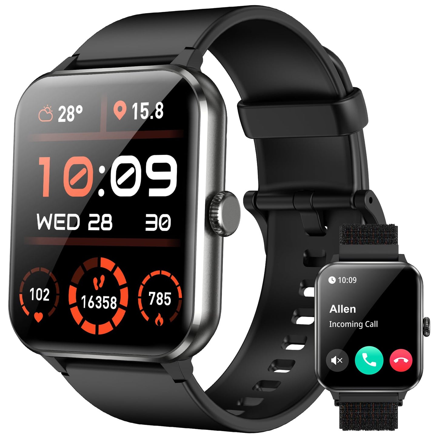Smart Watch with Heart Rate & Sports Modes