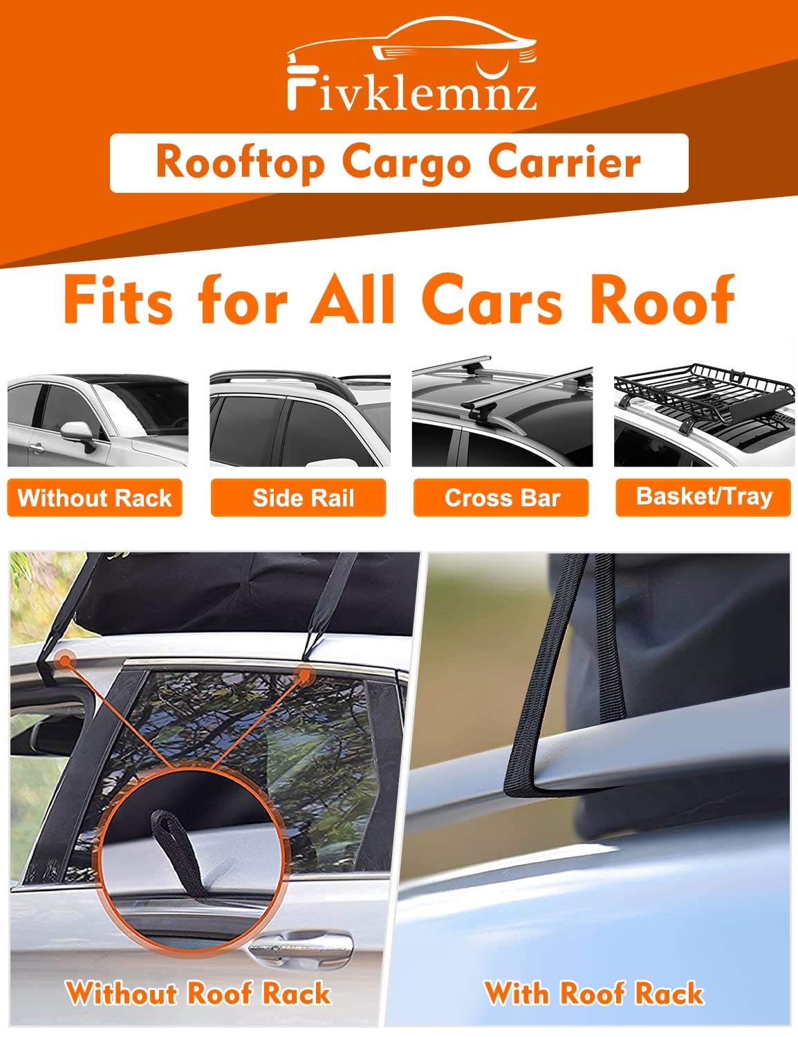 Rooftop Cargo Carrier Bag by FIVKLEMNZ