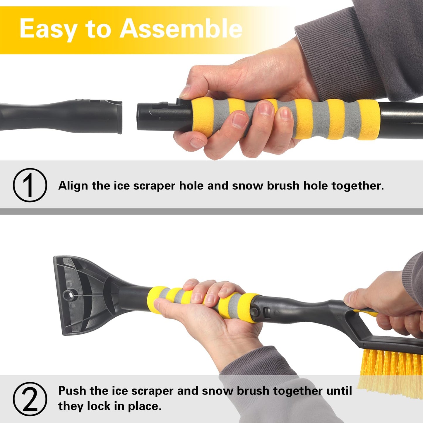 Snow Brush and Ice Scraper for Car