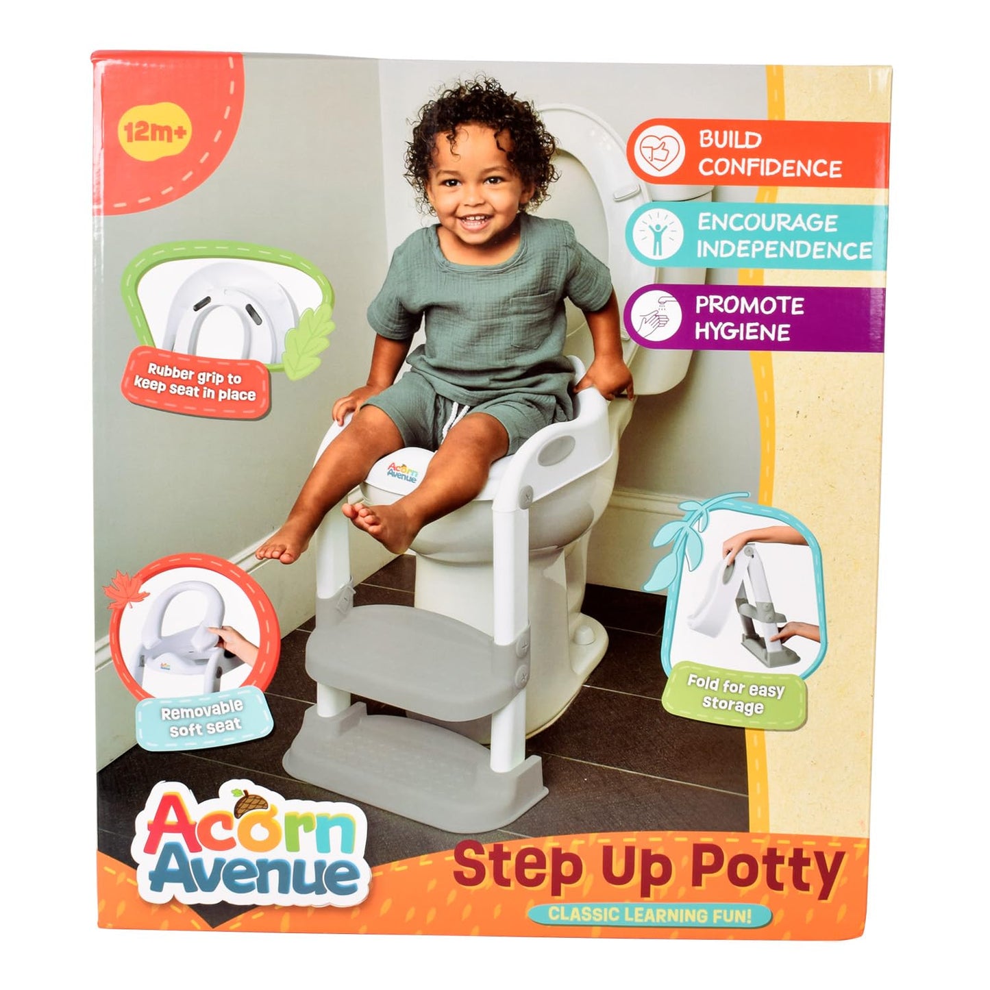 Potty Training Seat for Toddlers with Step Stool