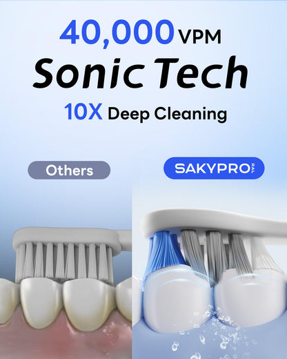40,000 VPM Sonic Toothbrush by SAKYPRORAL