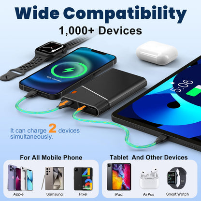 10000mAh Fast Charging Power Bank with USB C