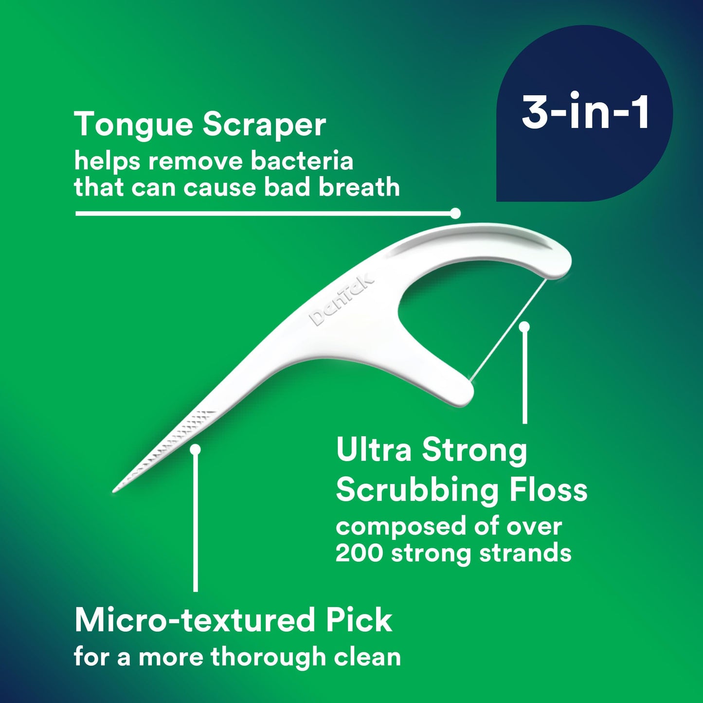 DenTek Advanced Clean Floss Picks, 90 Count