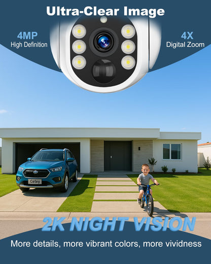 4G LTE Outdoor Solar Security Camera with Audio