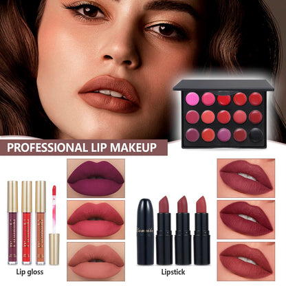 All-in-One Makeup Kit for Travel & Professionals