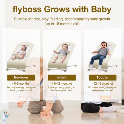 3-in-1 Portable Baby Bouncer & Rocker Chair