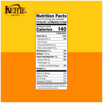 Honey Dijon Kettle Brand Potato Chips 7.5 Oz