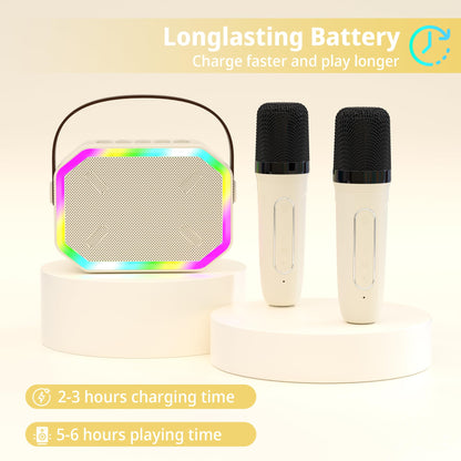 Kids Karaoke Machine with Wireless Microphone