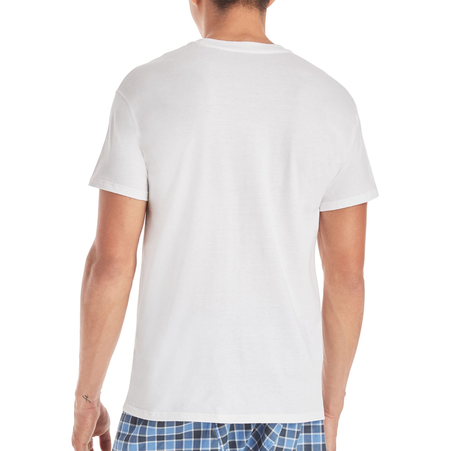 6 Pack Hanes Men's Moisture-Wicking V-Neck Tee Undershirts