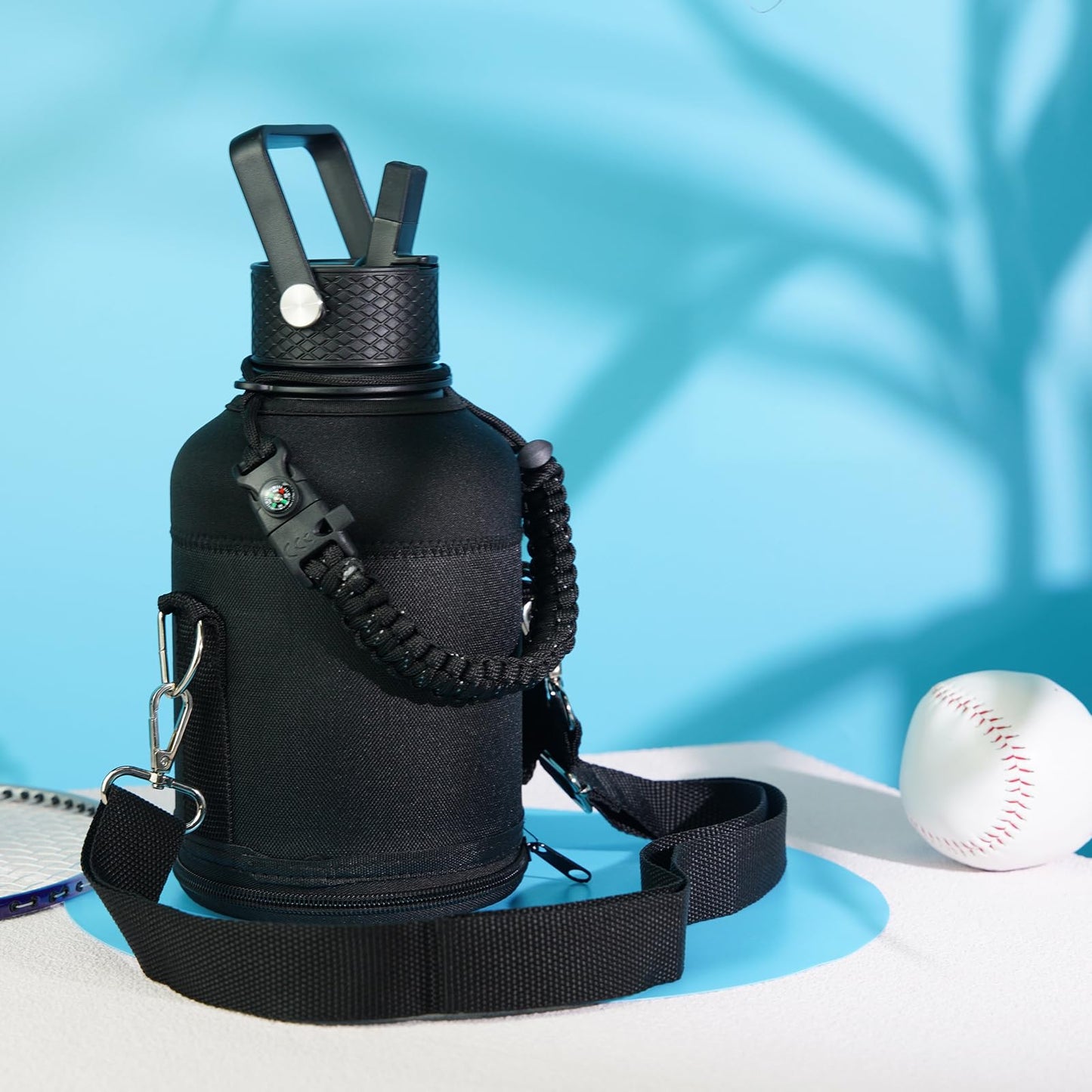 50 oz Insulated Water Bottle with Straw