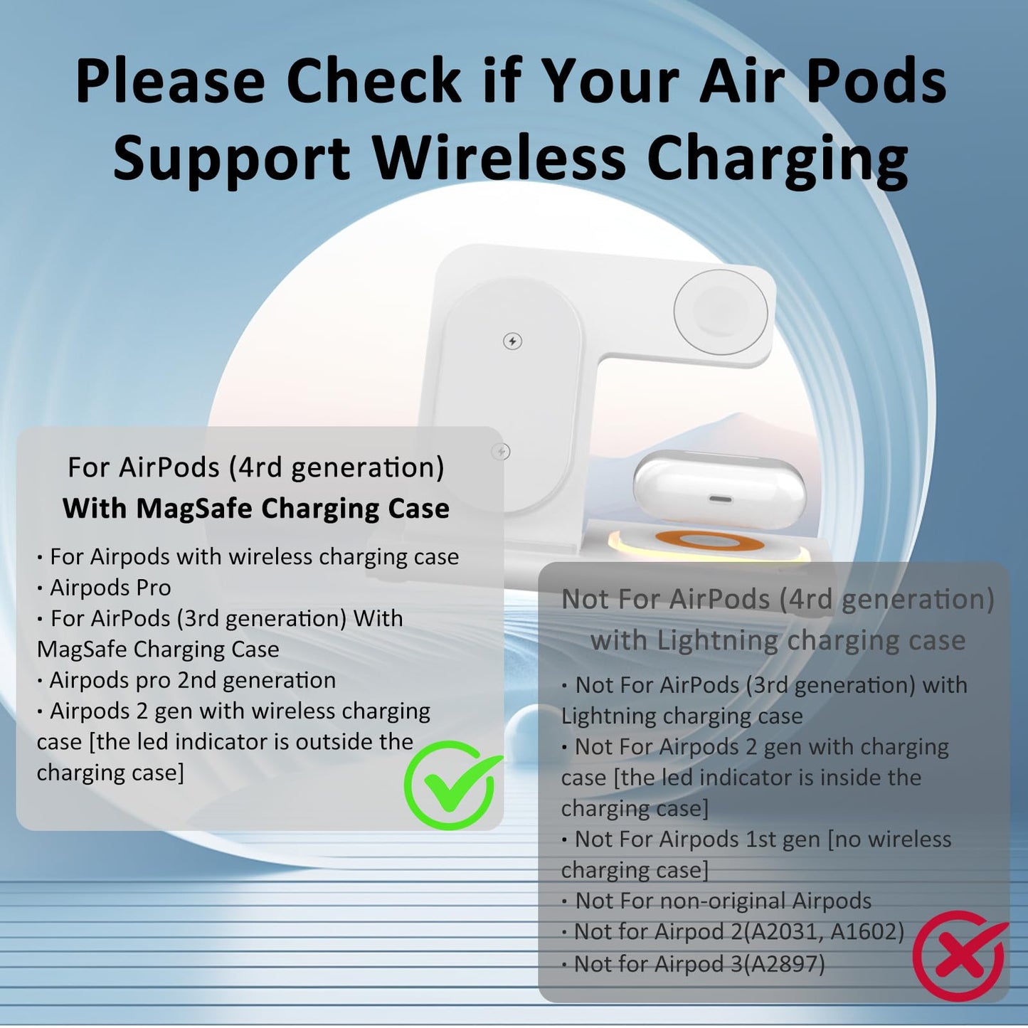 Foldable Charging Station for Apple Devices