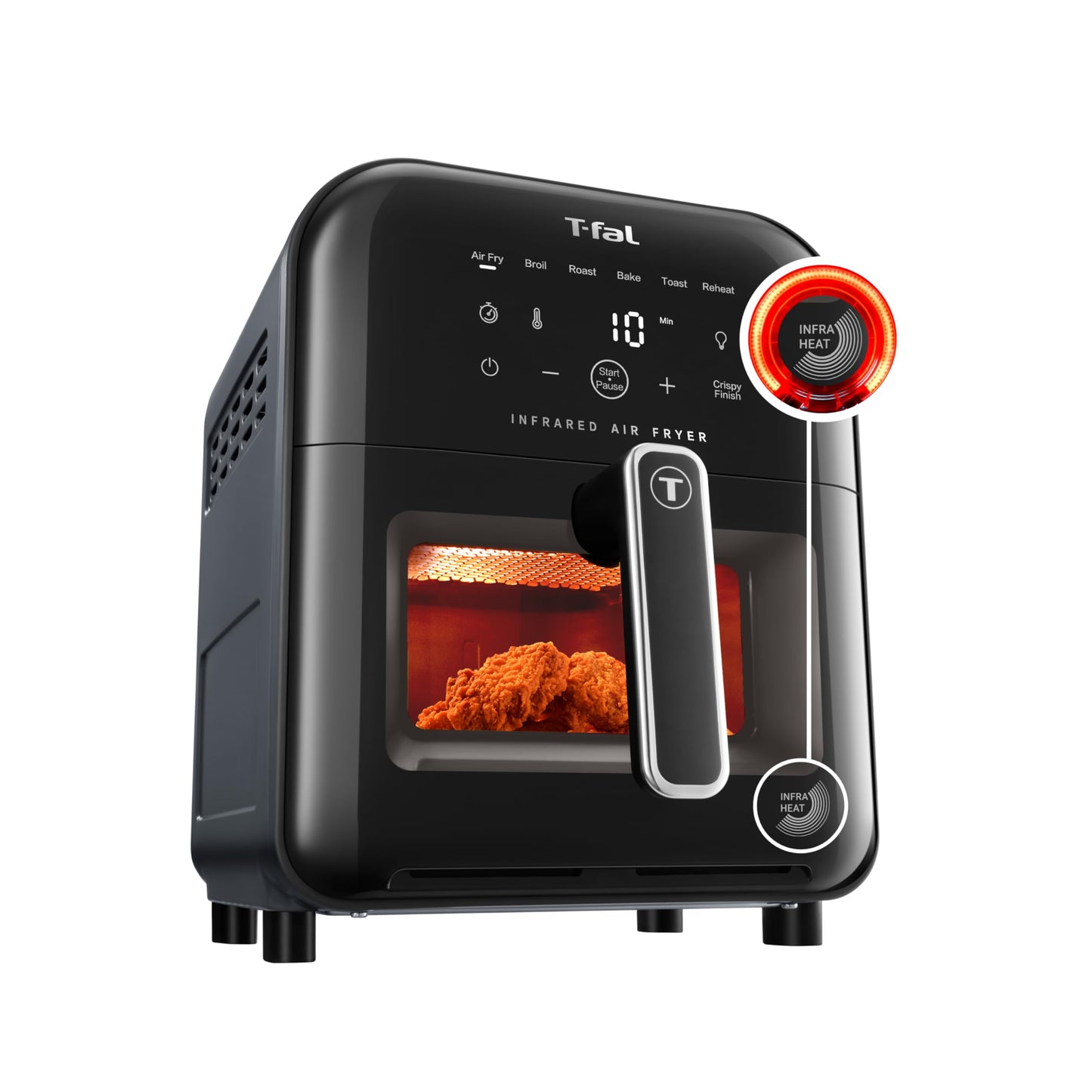 T-Fal 6qt Digital Air Fryer with 7-in-1 Functions