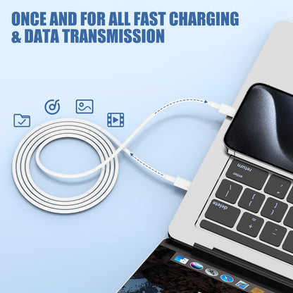 10ft QZIIW USB C iPhone Charger Cable
