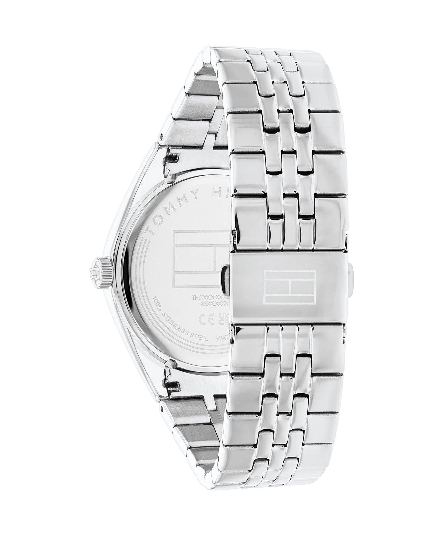 Tommy Hilfiger Women's Multifunction Stainless Steel Case and Link Bracelet Watch, Color: Silver (Model: 1782590)