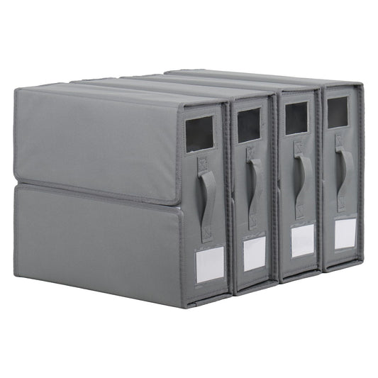 Foldable Sheet Organizers for Linen Closet Storage