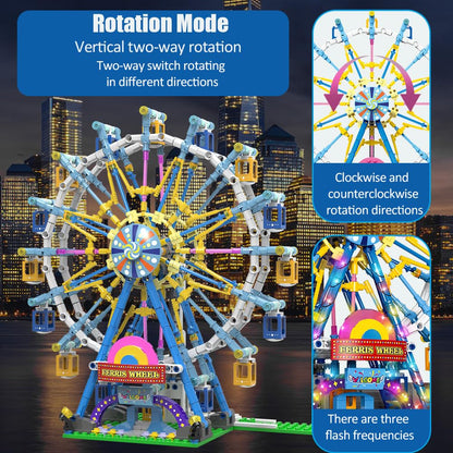 Ferris Wheel Building Blocks Set for Kids