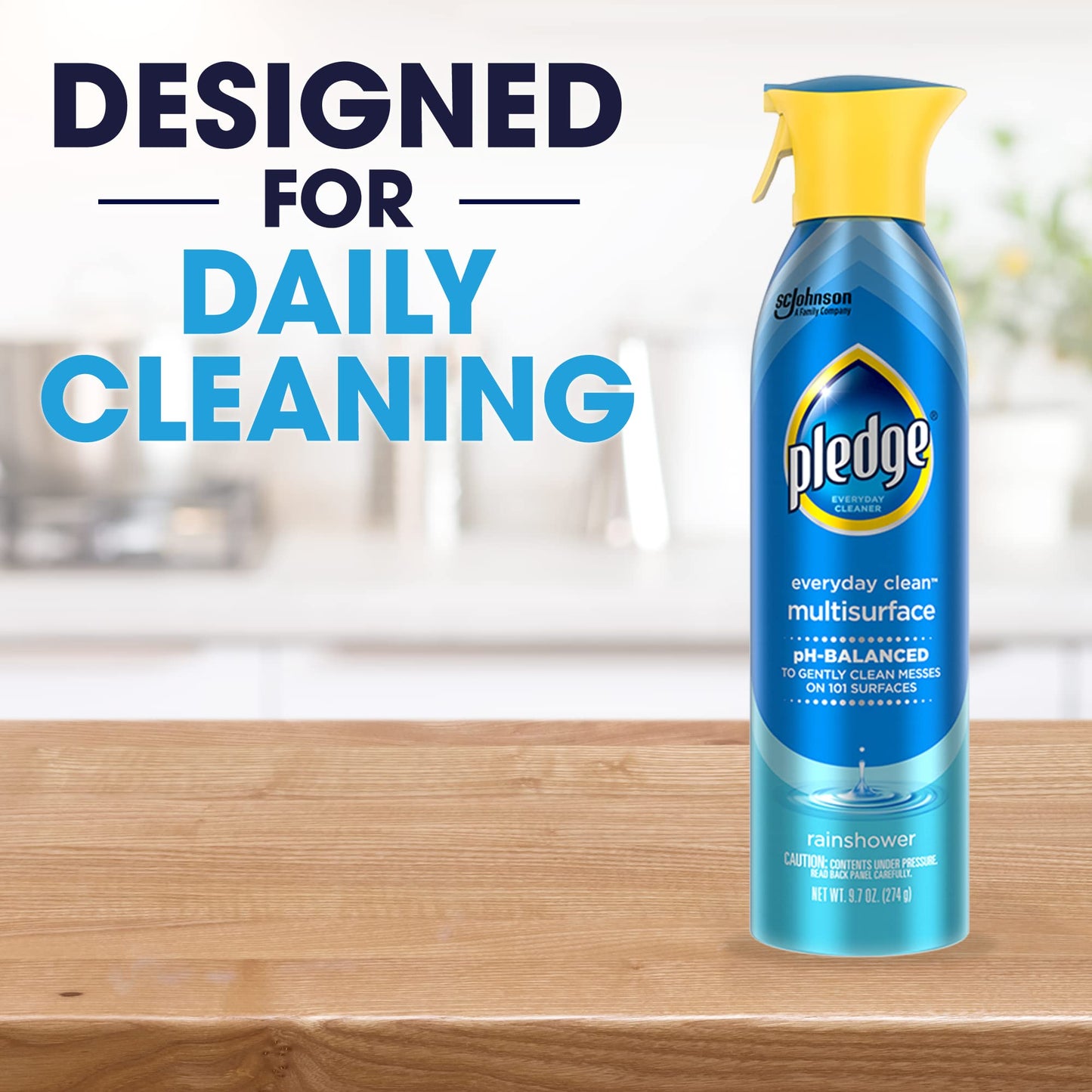 Pledge 3 Pack pH-Balanced Multisurface Cleaner