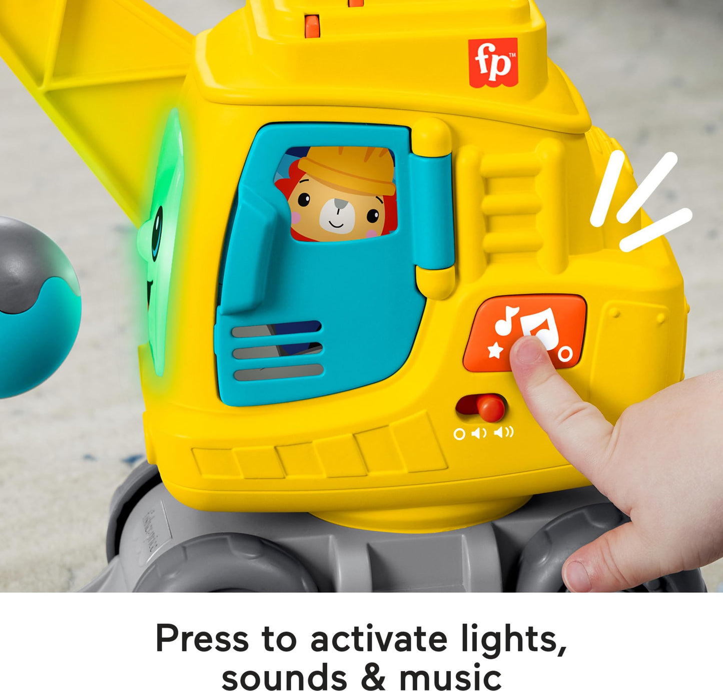 Fisher-Price Learning Toy Crane with Blocks