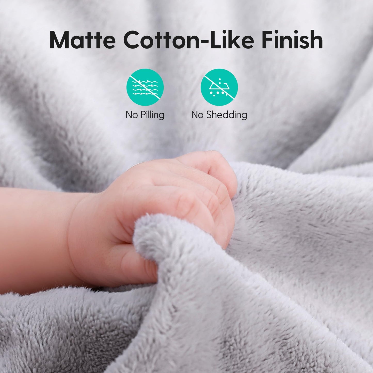 LITTLE SPUD Ultra Soft Baby Blanket 40x40