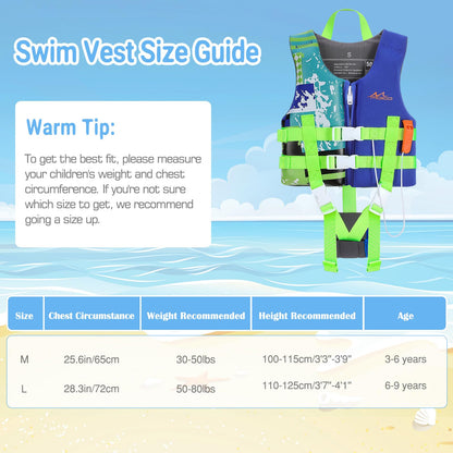 Kids Swimming Vest by MoKo for Water Sports