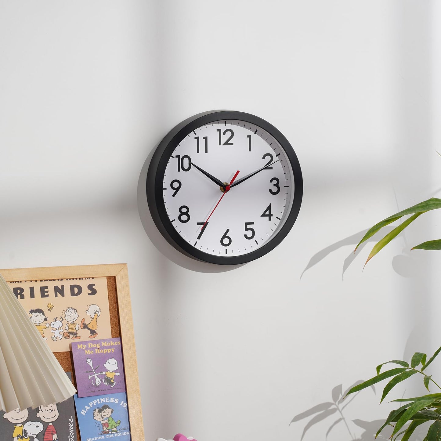 AKCISOT Silent 8-Inch Wall Clock for Home